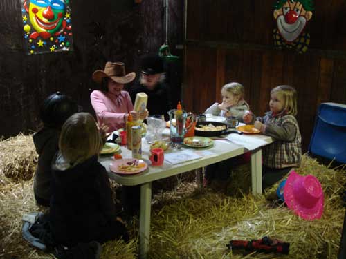 Aan tafel